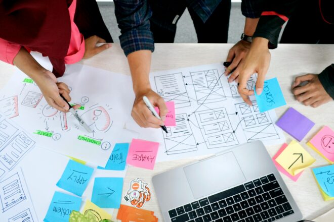 Photo representing competitive benchmarking process showing market analysis, competitor comparison, and strategic planning for business growth.